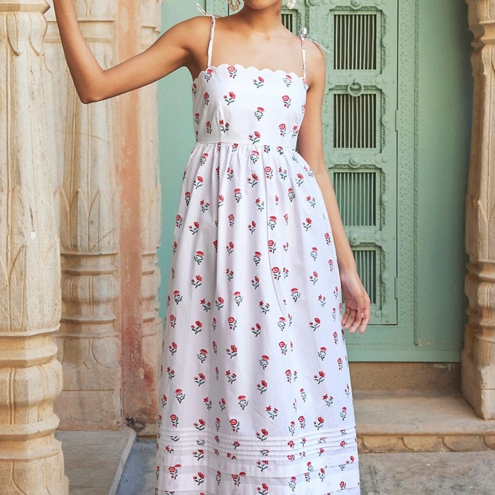 Pink City Prints Tuckernuck Mini Blossom Crete Dress Sz S